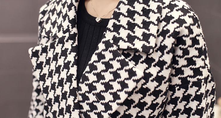 腊七腊八、冻掉下巴!寒意未减,喝碗腊八粥!千鸟格毛呢外套走起