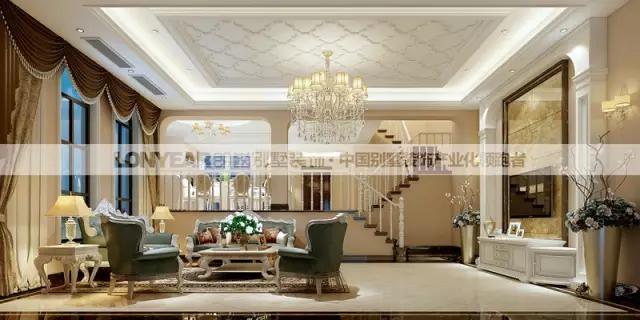 简欧现代豪宅装修,轻奢简欧风格居室空间设计