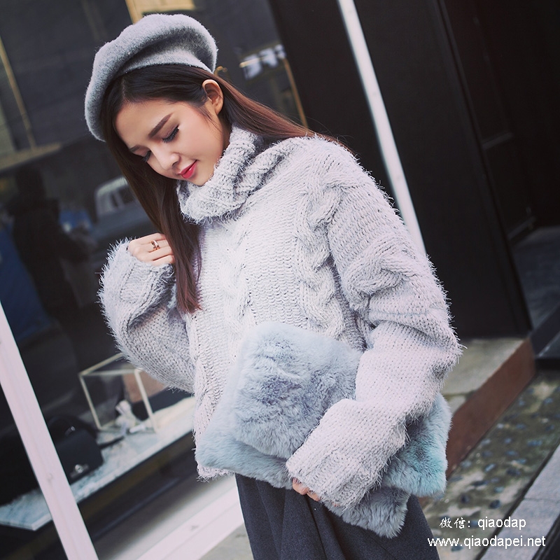 棒针毛衣小视频,美美的编织毛衣视频