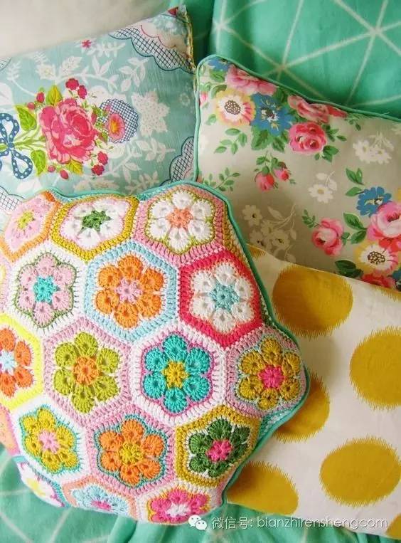 钩针拼花教程,拼花钩针图解