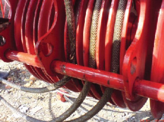 预防起重机钢丝绳损坏的有效防措