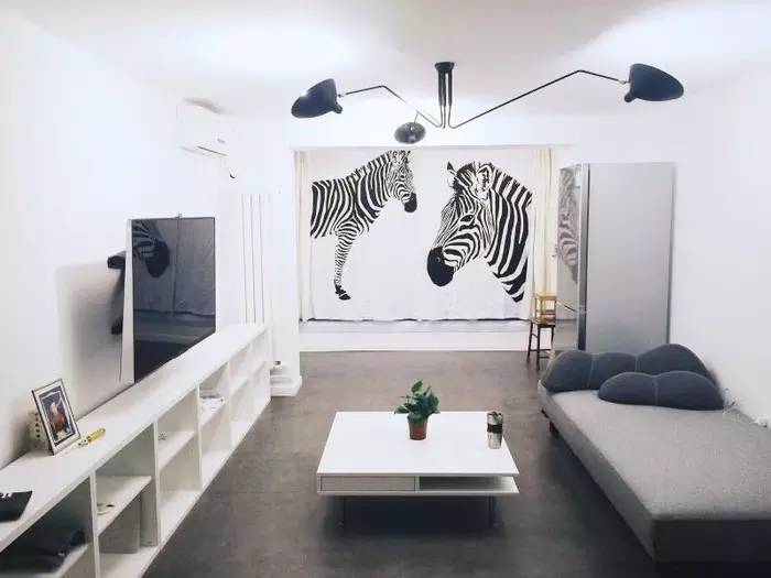 晒家两人两喵孙先生家,96平,混搭复式....