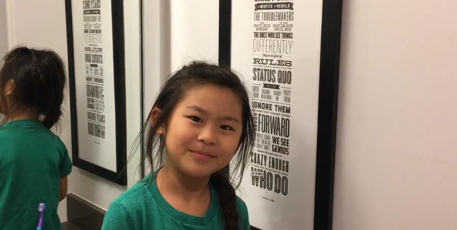 心都融化了5岁可爱小天使背诵乔布斯名言