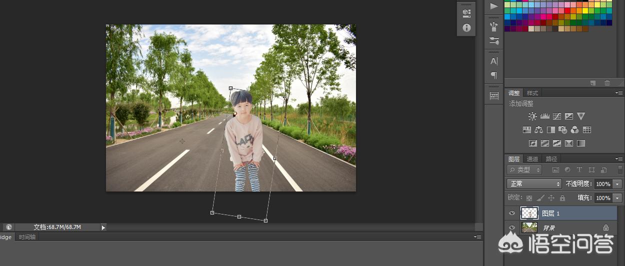 ps证件照片换背景颜色,ps照片抠图换背景