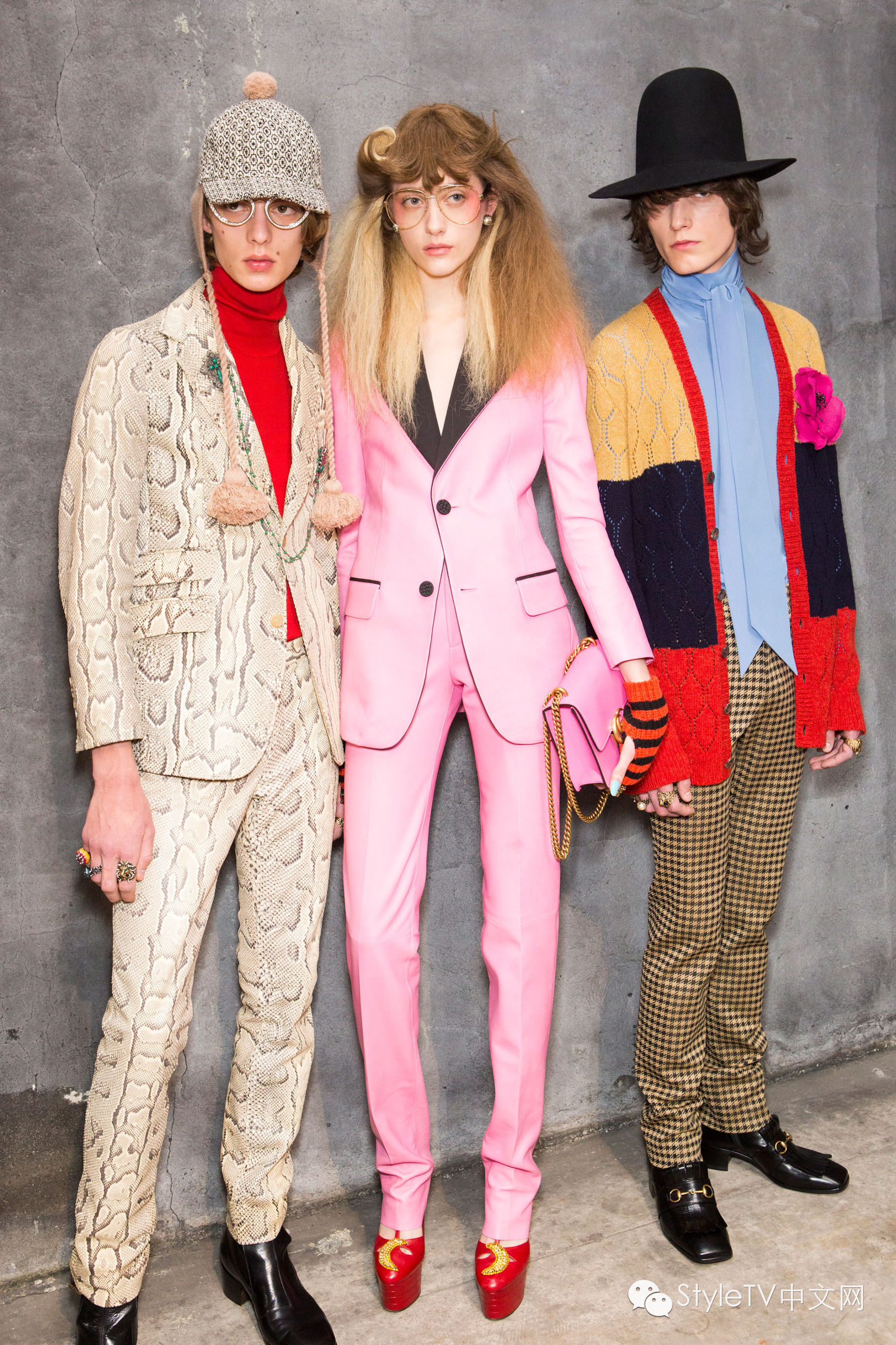 美cry！窥探躲在GUCCI后台的少男少女们