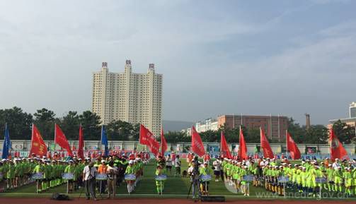 陕西省青少年校外活动中心少儿足球夏令营开营王海波出席