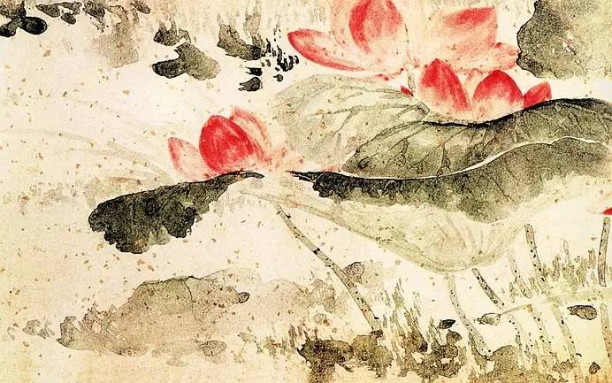 名家国画黄永玉先生的荷花,历代国画荷花作品图片及价格