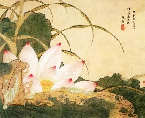 名家国画黄永玉先生的荷花,历代国画荷花作品图片及价格