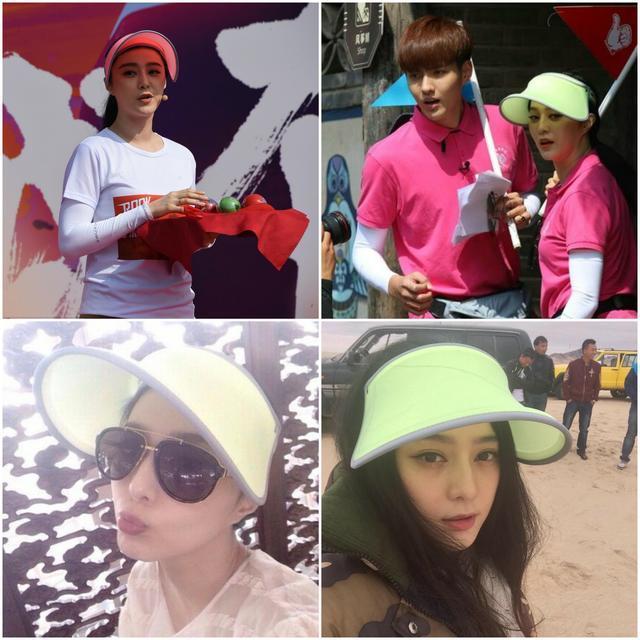 不得不服范爷竟将15元“大妈帽”火成时尚单品,真是帽美又实用