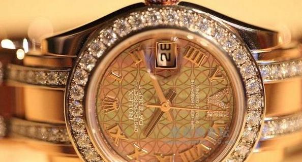 劳力士蚝式恒动手表怎样调时间,奢华珠宝手表