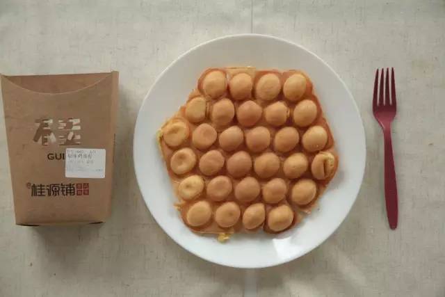 在香港吃到了正宗的港式鸡蛋仔,上海最好吃的鸡蛋仔