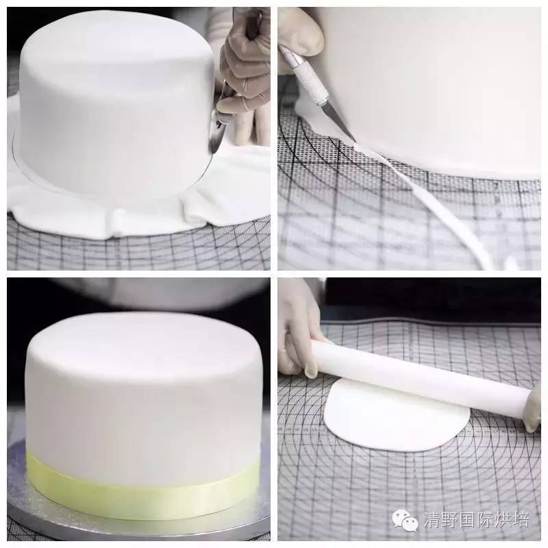 翻糖包面蛋糕得先冻硬吗,奶油蛋糕翻糖包面教程