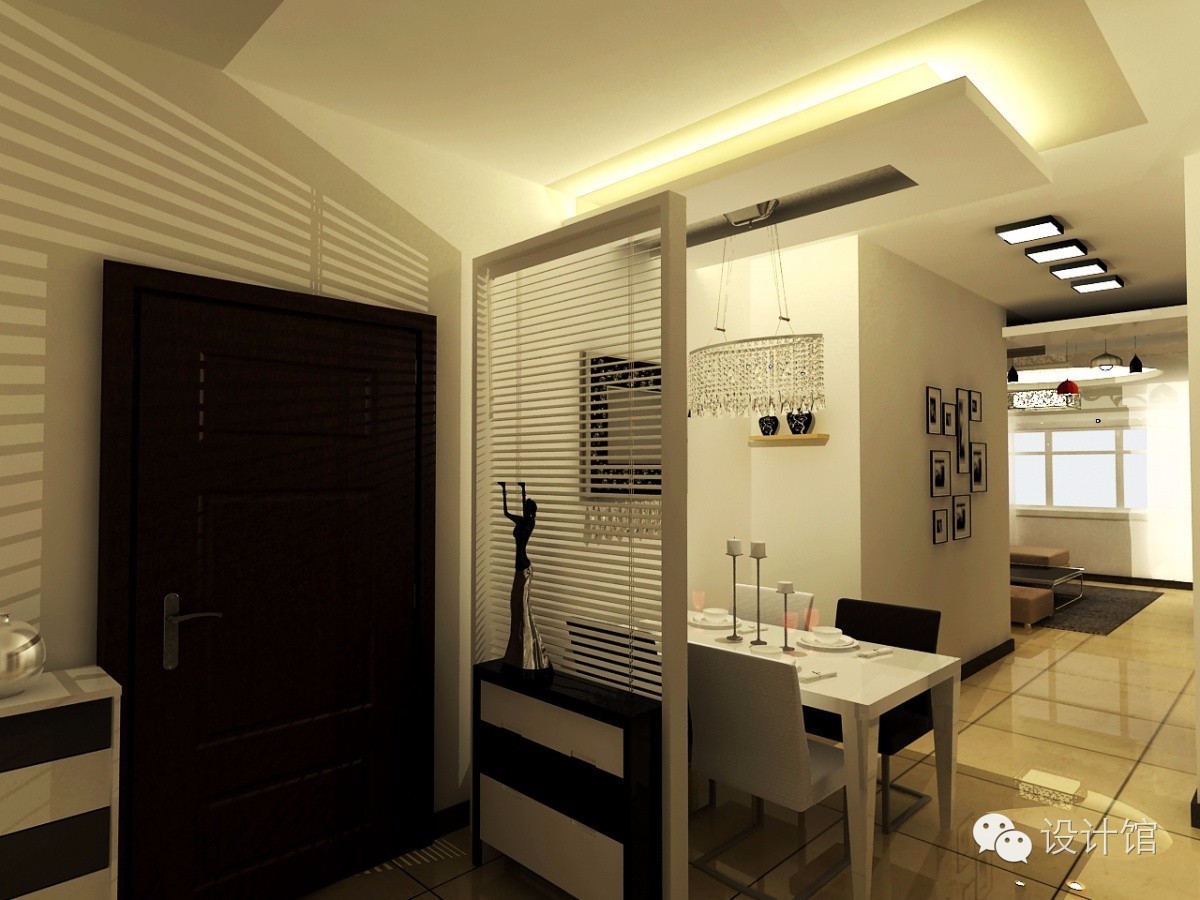 进门就是长廊怎么做隔断,大门隔断轻奢