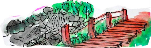 韩国济州岛旅游图片大全,济州岛手绘