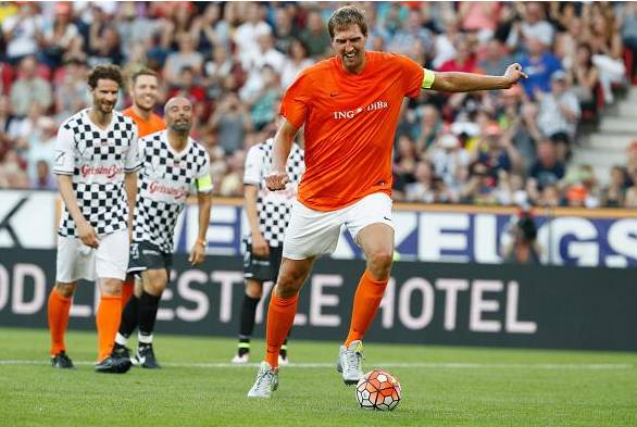 足坛与明星,足坛球星遇上篮坛巨星