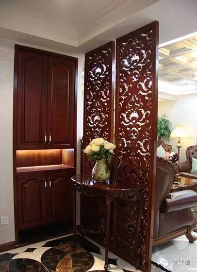 进门就是长廊怎么做隔断,大门隔断轻奢