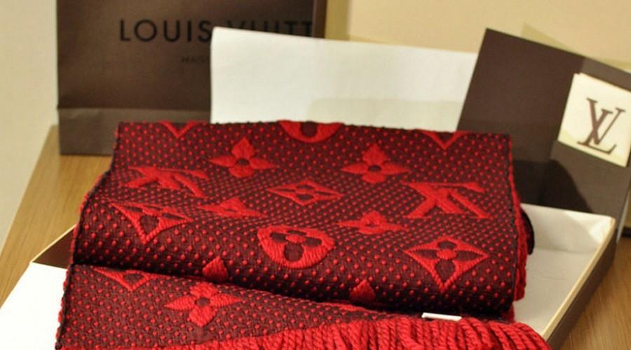 lvlogomania围巾红色,lvlogomania围巾