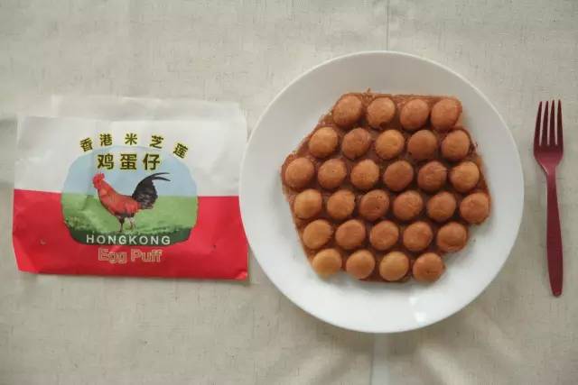 在香港吃到了正宗的港式鸡蛋仔,上海最好吃的鸡蛋仔
