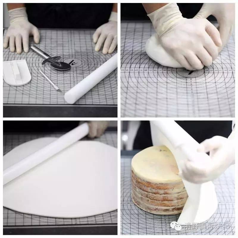 翻糖包面蛋糕得先冻硬吗,奶油蛋糕翻糖包面教程
