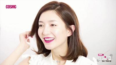 见过江疏影本人,化妆前后的江疏影