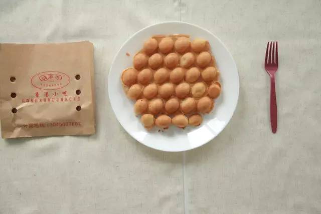 在香港吃到了正宗的港式鸡蛋仔,上海最好吃的鸡蛋仔