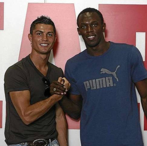 足坛与明星,足坛球星遇上篮坛巨星