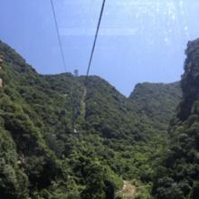 夜爬华山北上徒步西下索道攻略,超长十二小时华山西峰大索道