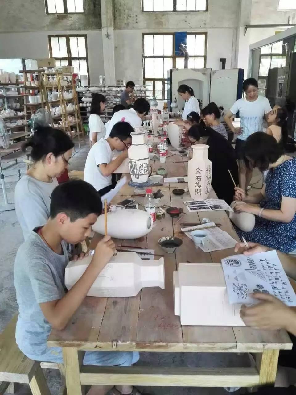 游学第三天——我们让书画飞上青花