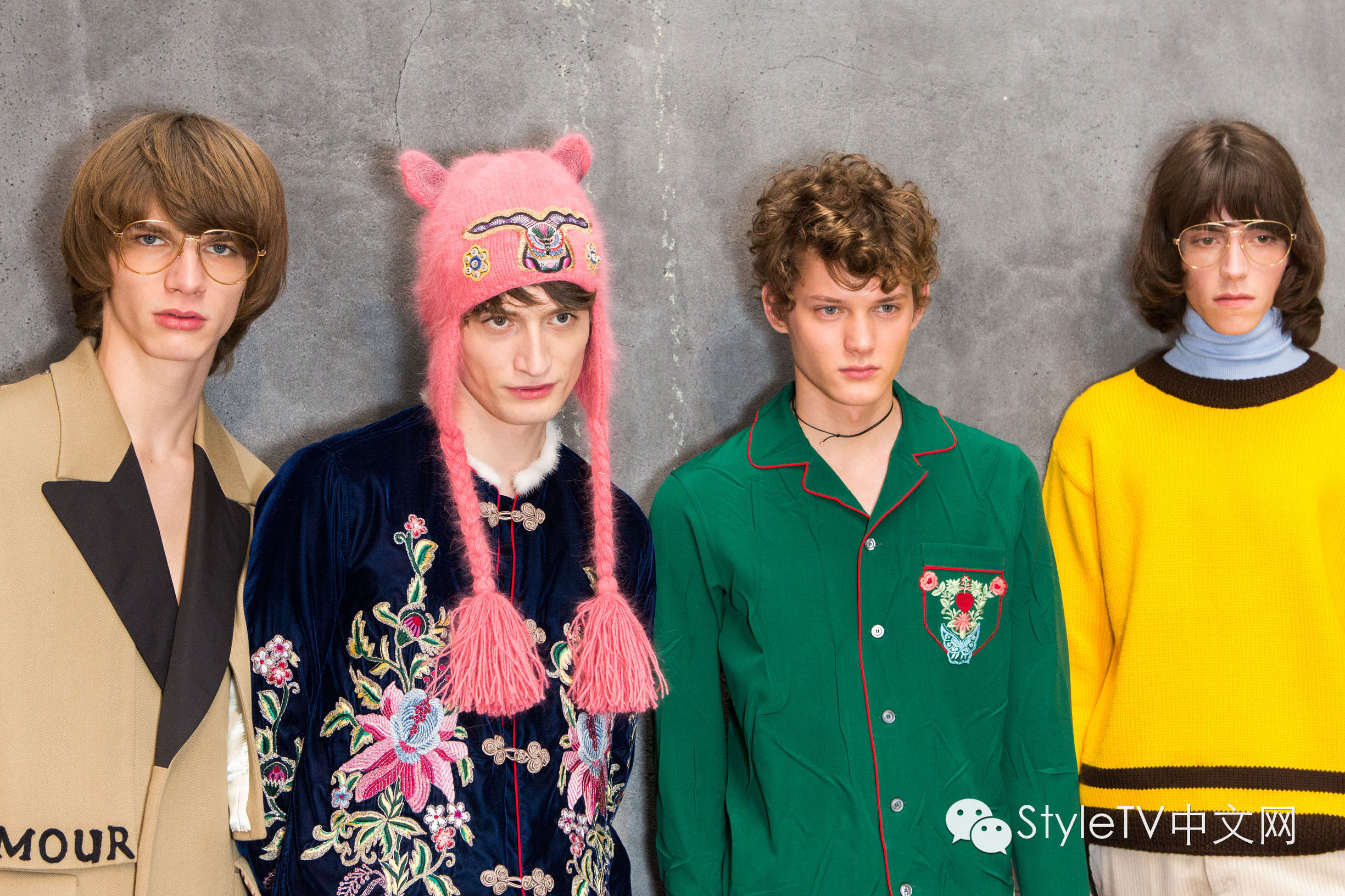 美cry！窥探躲在GUCCI后台的少男少女们