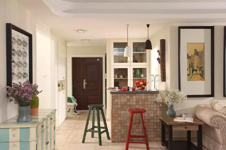 135平中法混搭装修风格,135m轻奢装修效果图