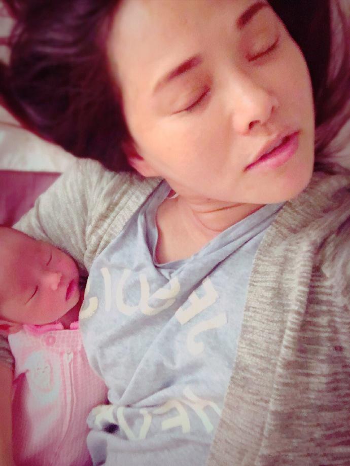 伊能静产后恢复,伊能静晒剖腹产伤口照片