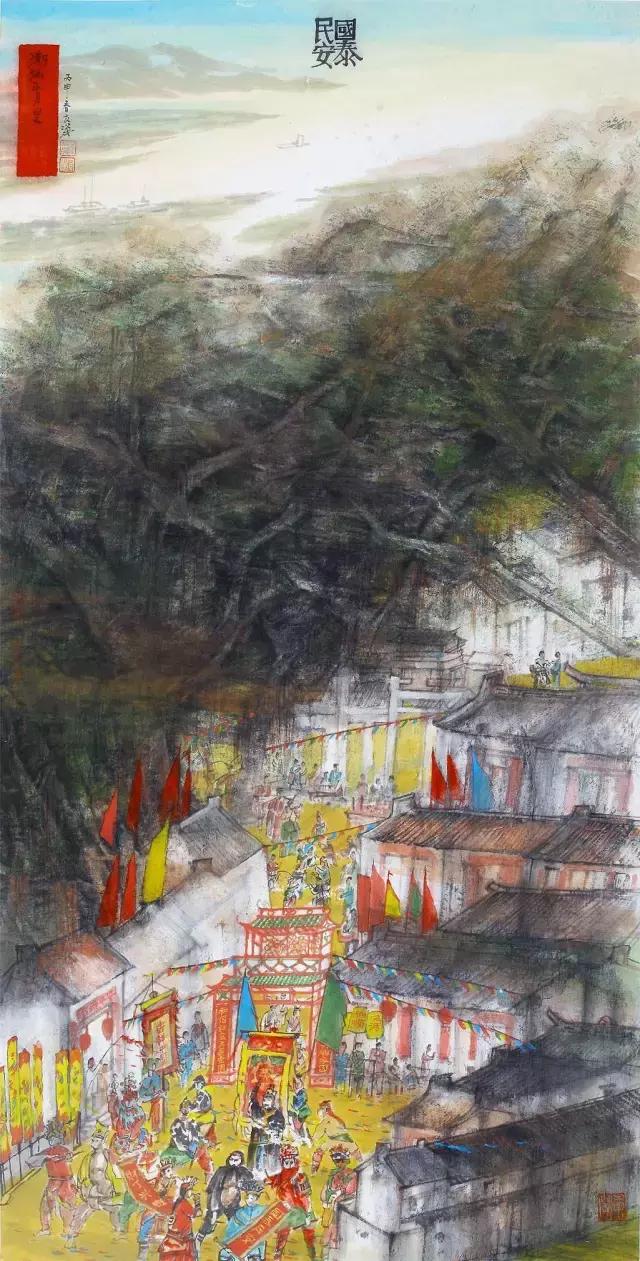 国画山水风景欣赏大全,中国最美山水风景国画
