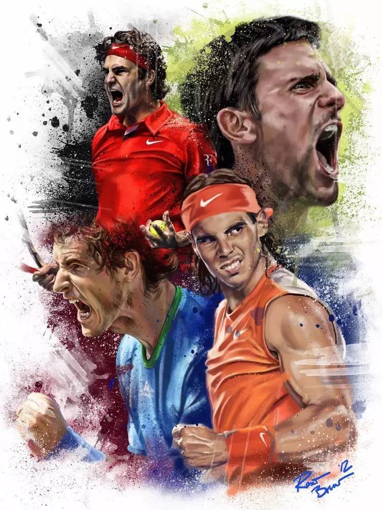 网坛四巨头有多厉害,网坛四巨头同时进大满贯4强