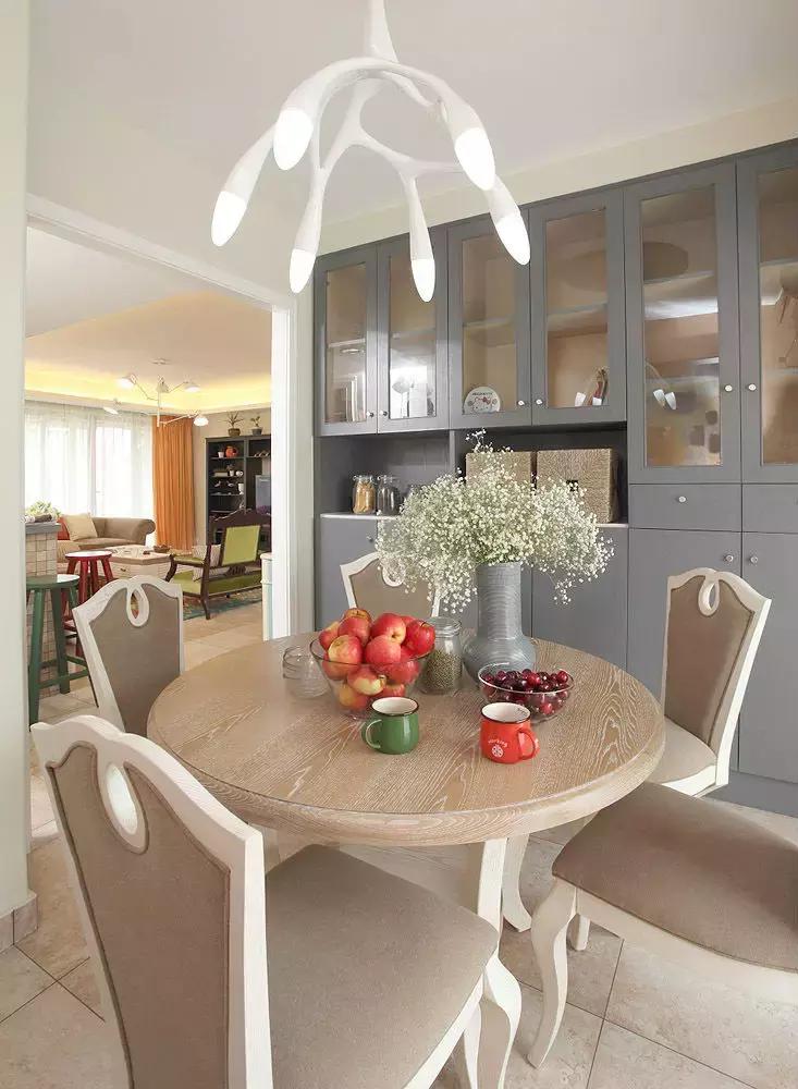 135平中法混搭装修风格,135m轻奢装修效果图