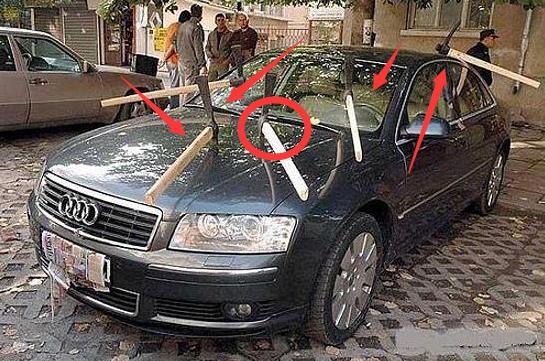 对付乱停车的狠招,对付乱停车者的绝招