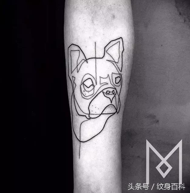 简单的纹身线条教程,简单线条纹身