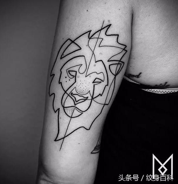 简单的纹身线条教程,简单线条纹身