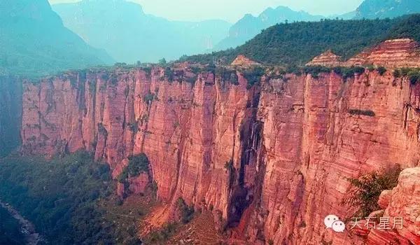 灵石红崖沟图片,灵石后悔沟景区