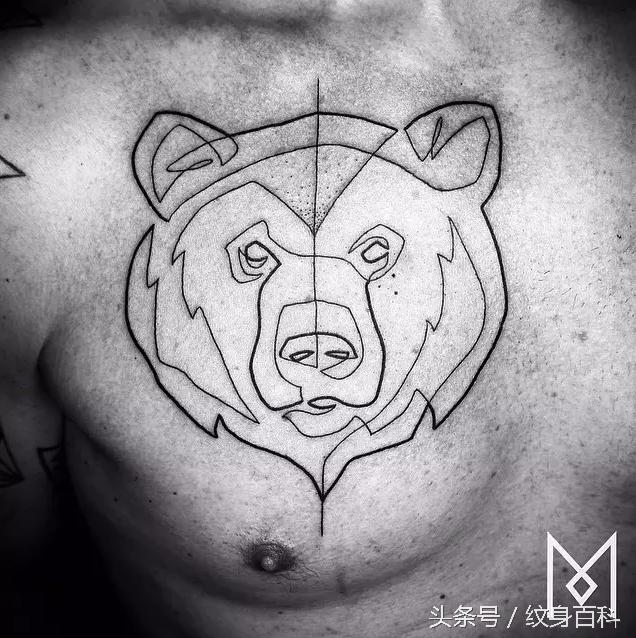 简单的纹身线条教程,简单线条纹身