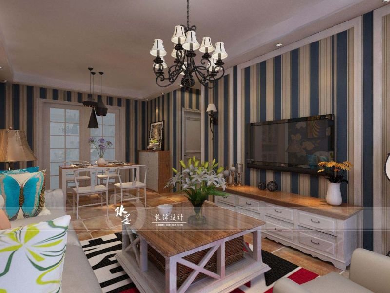 芜湖荷塘月色89㎡简美风格装修案例