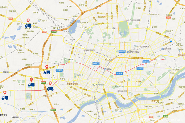 拼尽洪荒之力跑遍沈阳城绘出购车活地图