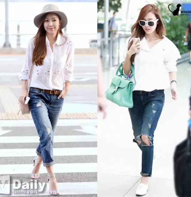 搭配|论破洞牛仔裤正确的打开方式