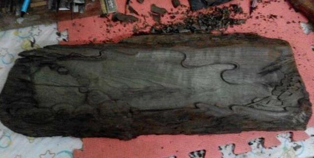 自制阴沉金丝楠小茶盘,阴沉木做茶盘全过程视频