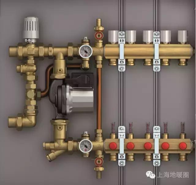 地暖分集水器弹起,地暖温控分集水器