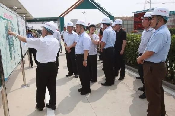 北京新机场建设,华北局领导调研