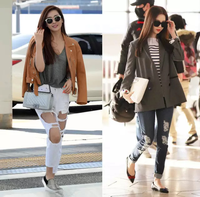 搭配|论破洞牛仔裤正确的打开方式