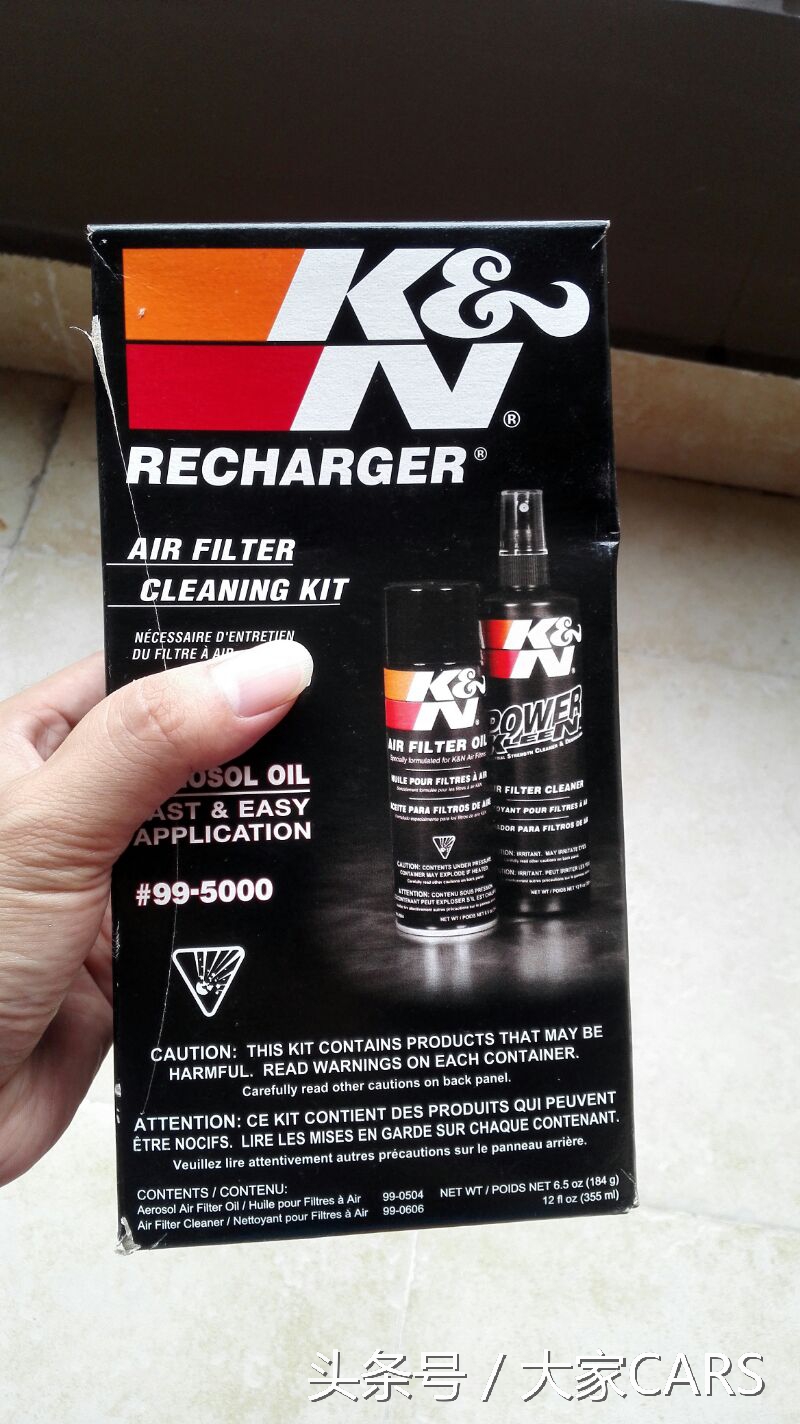 kn风格过滤效果,kn高流量空气滤芯清洗教学