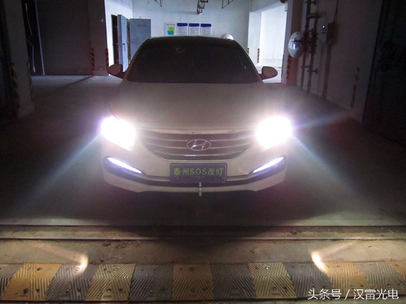 汉雷雷神氙气灯测评,现代名图改氙气灯多少钱