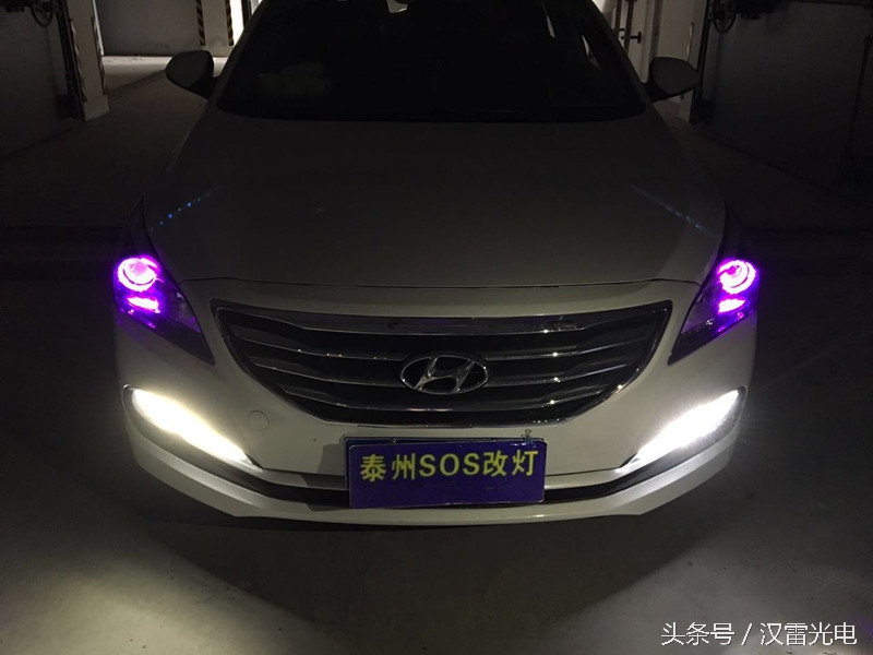 汉雷雷神氙气灯测评,现代名图改氙气灯多少钱