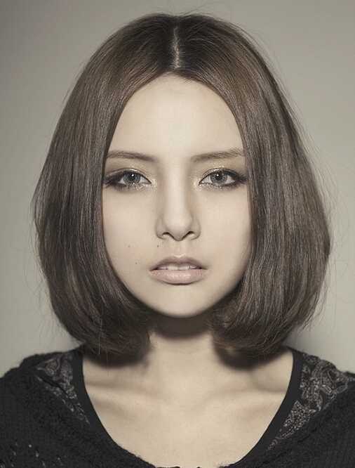 中分纹理烫适合什么样的脸型,中分狼尾发型适合什么脸型